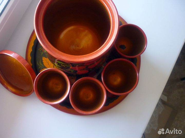 Посуда хохлома деревянная