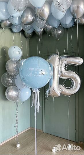Воздушные шары с гелием (доставка)