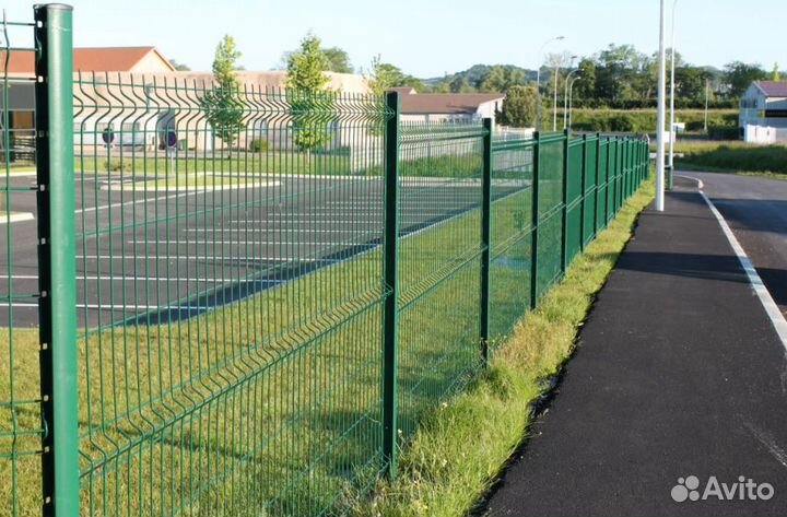 Забор из 3D сетки работа по договору качественно