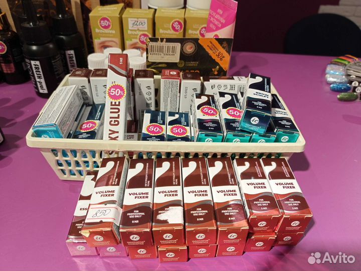 Составы дела ламинирования бровей и ресниц