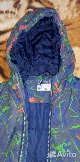 Детская куртка демисезонная для мальчика 134 р-р