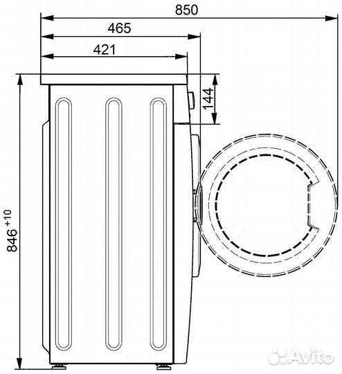 Стиральная машина atlant