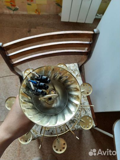 Люстра потолочная бу