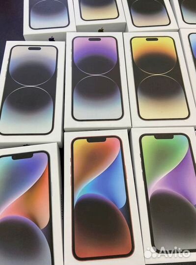 Муляж в коробке iPhone 14 про макс фиолетовый