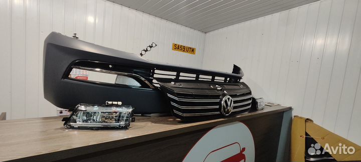 Бампер передний VW Passat B7 USA (Америка) в сборе