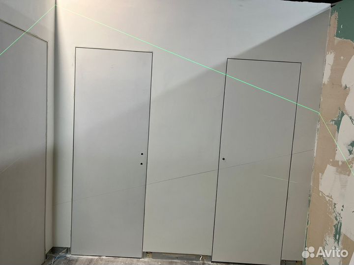 Скрытые межкомнатные двери invisible