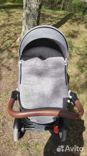 Люлька stokke trailz/crusi серый меланж