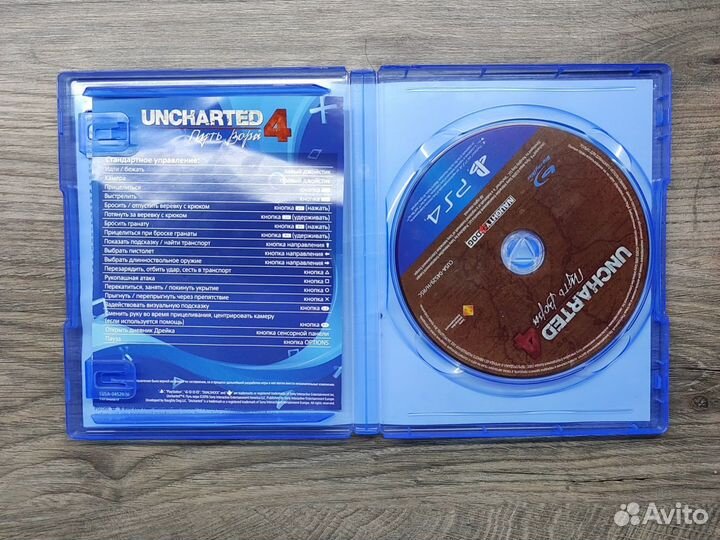 Диски на ps4 uncharted 4