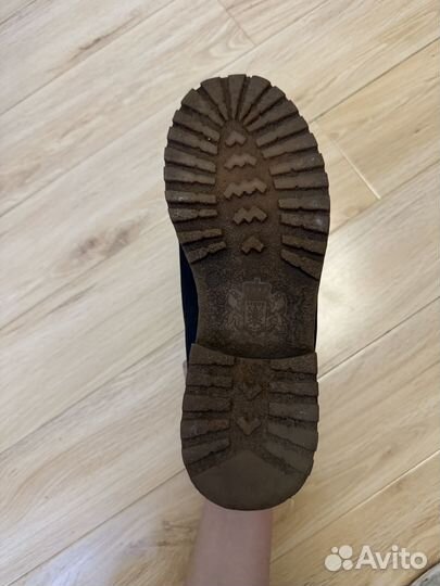 Ботинки зимние нубук