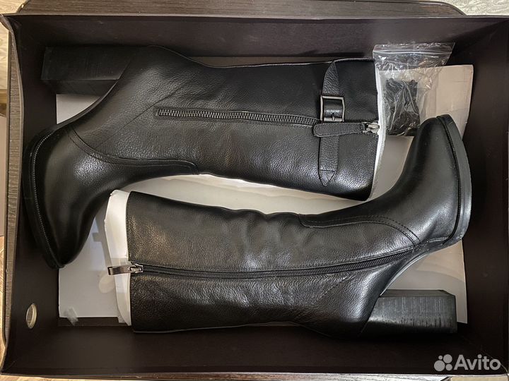 Сапоги кожаные женские зимние Эконика р.37