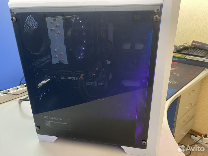 Мощный игровой i7 9700 16Gb rtx3060 2x512 ssd 600w