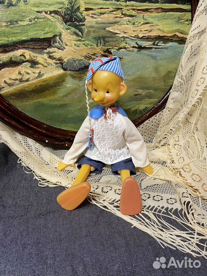 Игрушка СССР Буратино, ф-ка Кругозор
