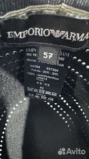 Шляпа женская Emporio Armani 100 шерсть