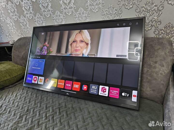 SMART tv 43 дюйма LG 2024