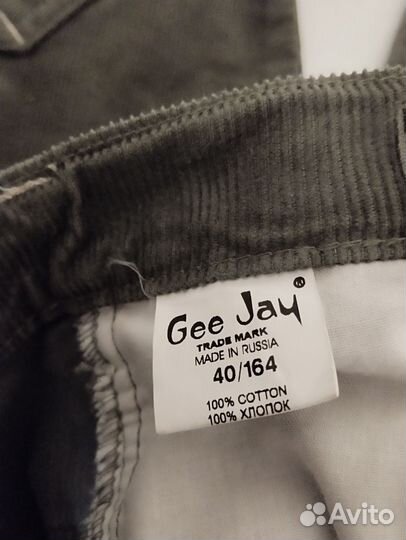 Вельветовые брюки новые 40 размер