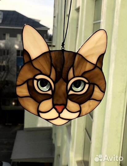 Кот, Витражный портрет питомца