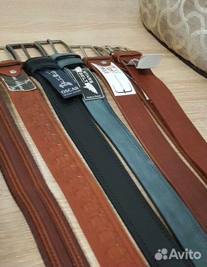 Мужской кожаный ремень