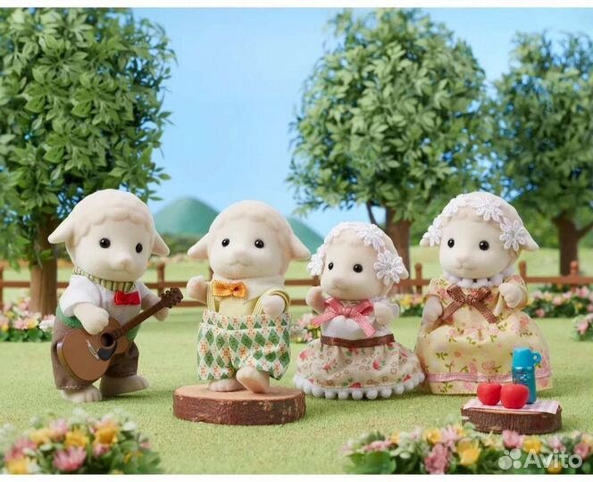 Набор игровой Sylvanian Families Семья Овечек