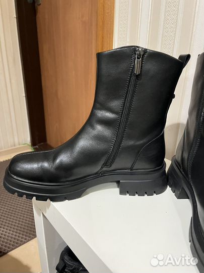 Ботинки полусапоги натуральная кожа 38