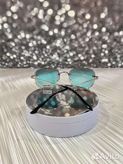 Очки зеркальные мужские в стиле balenciaga