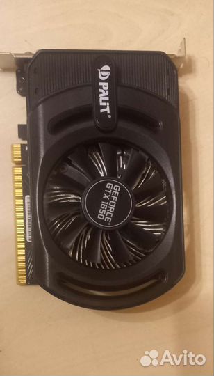 Видеокарта GTX 1650 stormx palit