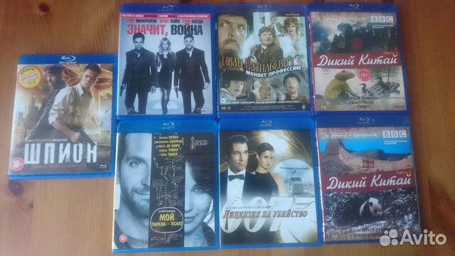 Blu ray блюрей агент 007 и другие диски