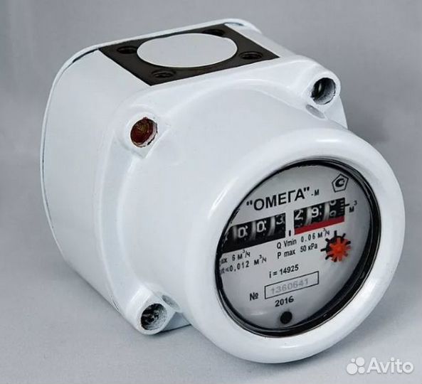Счетчик газа Омега G4 2023 год (замена рл, Тритон)