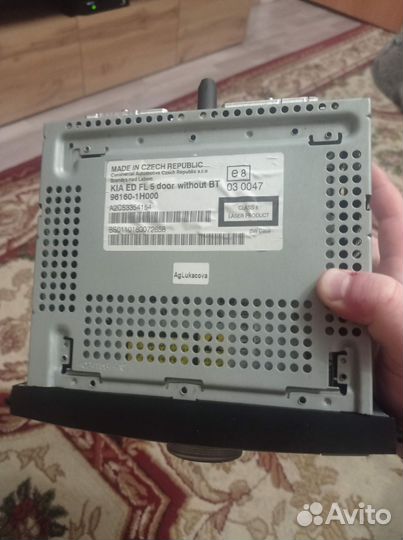 Штатная магнитола kia ceed 1 рестайлинг