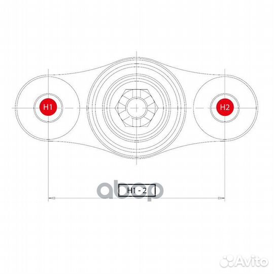 CB0220 опора шаровая замена cbkk-20 Hyundai Ac