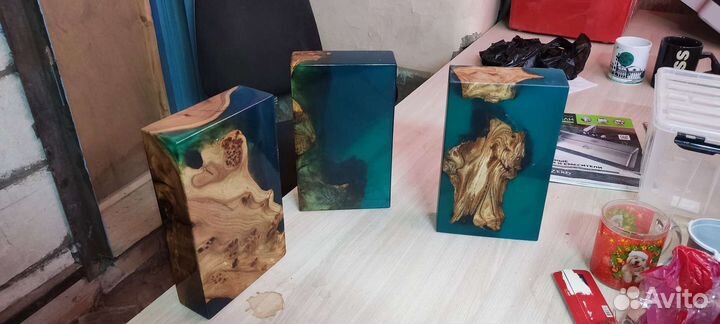 Изделия из эпоксидной смолы и дерева