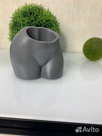 Кашпо,ваза,органайзер,гипс