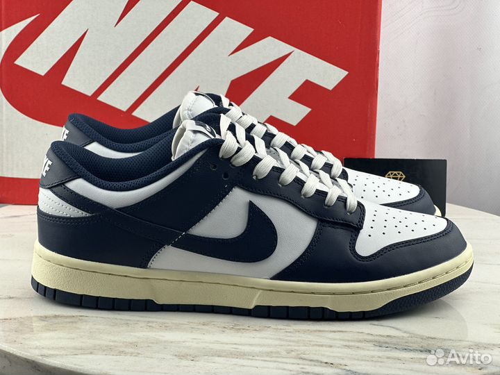 Кроссовки Nike Dunk Low Vintage Navy