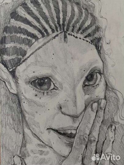 Рисунки на заказ; бумага/холст