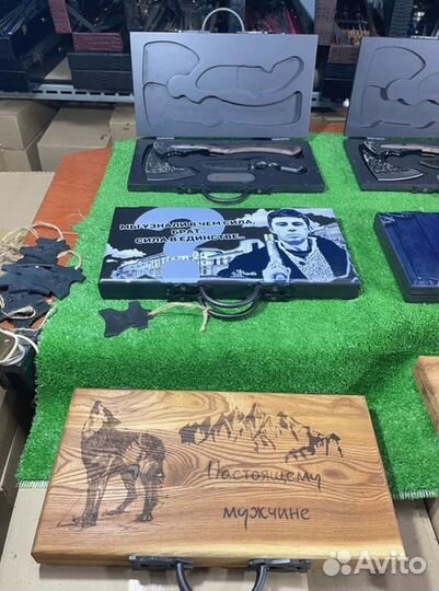 Подарочный набор топор + нож