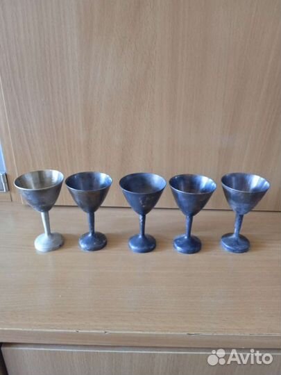 Мельхиоровые рюмки