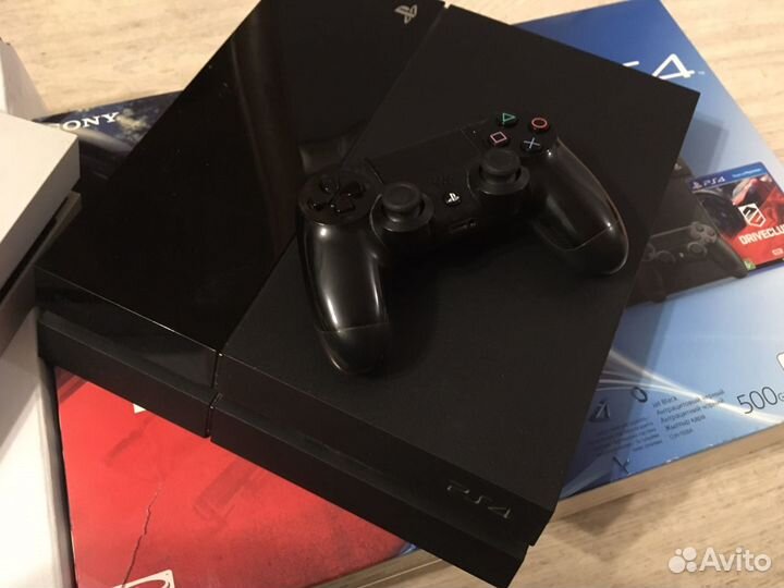 Sony PS4 cun-1108а 500gb jet black и white
