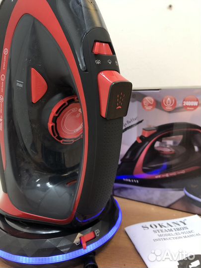 Утюг беспроводной ceramic 2400w