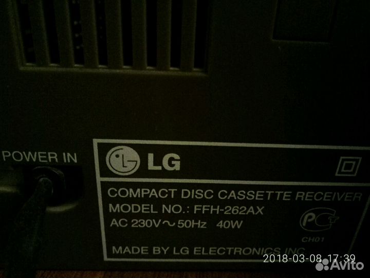 Отличный музыкальный центр LG