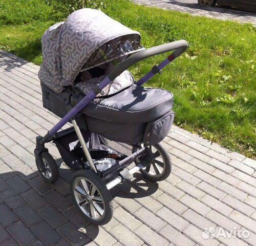 Коляска HB ultra lilac 2 в 1+подарки