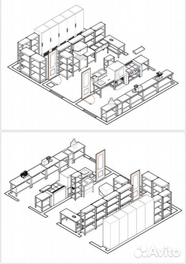 Стол для салатов hicold SLE2-11GN (1/6) М C крышк