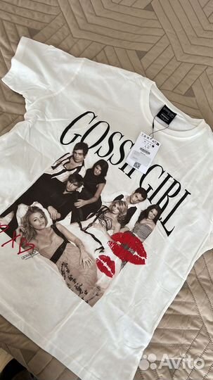 Футболка Bershka Gossip girl XS-L