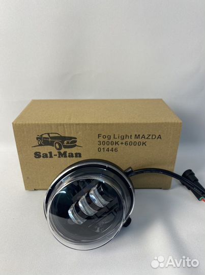 LED птф Sal-man Mazda два режима