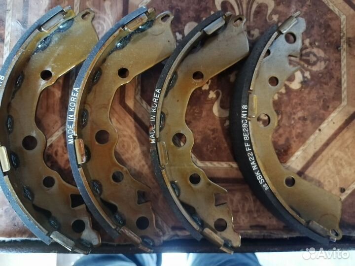 Тормозные колодки задние на kia picanto, morning