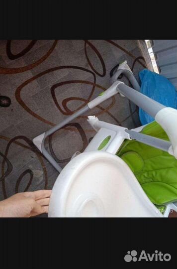 Стул для кормления и качеля 3в1