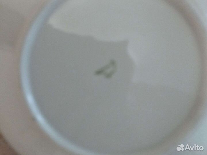 Декоративная тарелка тройка 1990 года