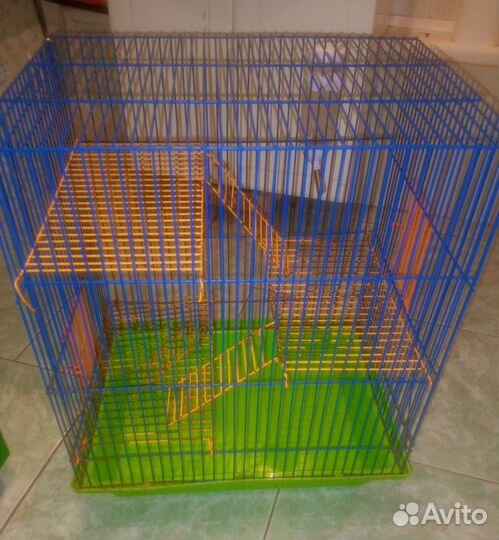 Продам клетку и колесо для грызунов