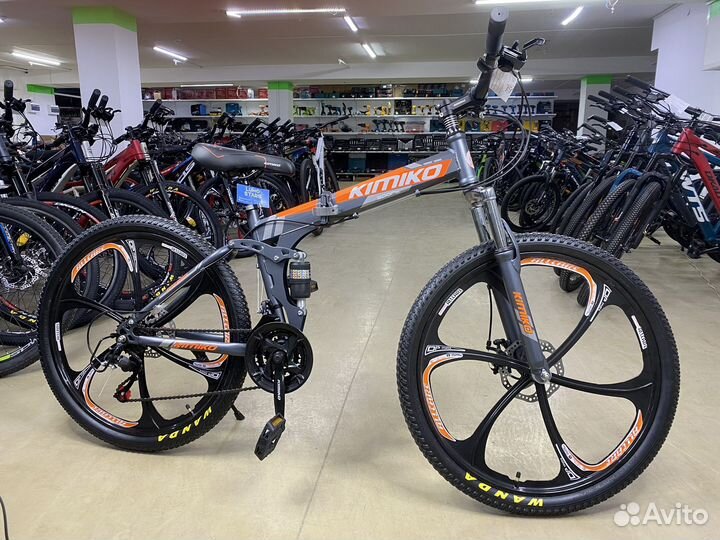 Велосипед складной на литых дисках