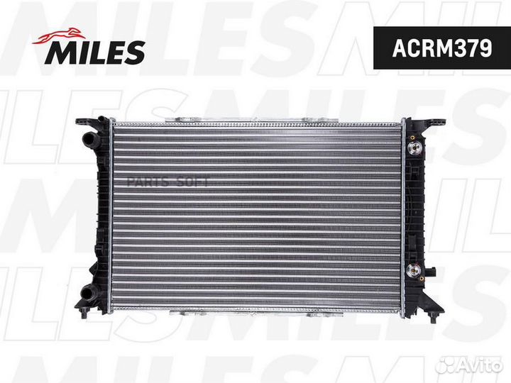 Miles acrm379 Радиатор VAG A4 1.8/2.0/2.0D 08