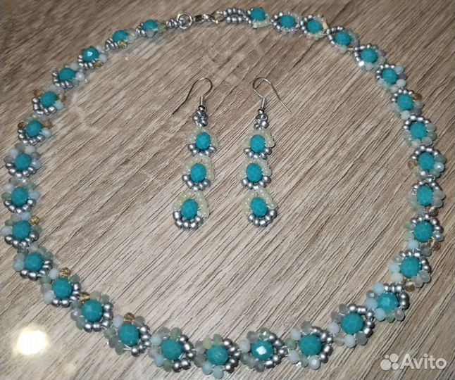 Колье+серьги