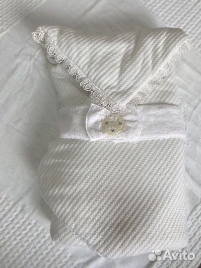 Конверт на выписку вязанный весна новый